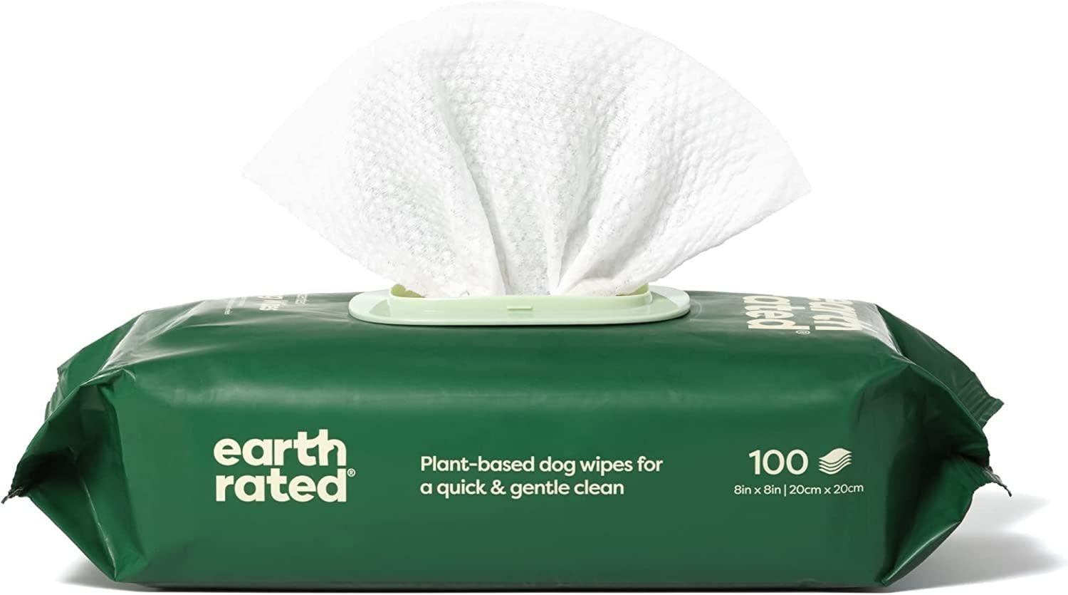 EarthRated® Compostable Wipes Unscented 100 Ct