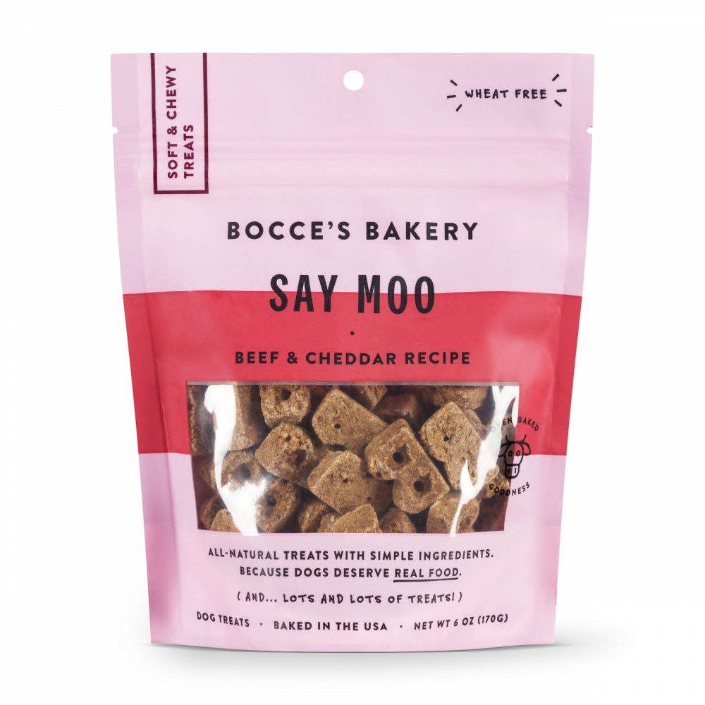 Bocce Bakery Soft &amp; Chewy Say Moo 6 oz