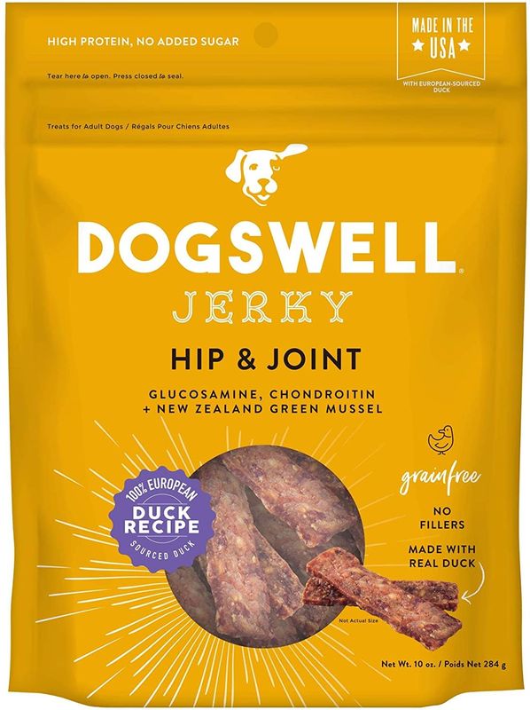 Dogswell Jerky Hip &amp; Joint Duck 10 oz