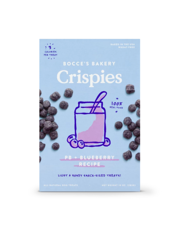 Bocce&#39;s Bakery Crispies Peanut Butter &amp; Blueberry 10 oz