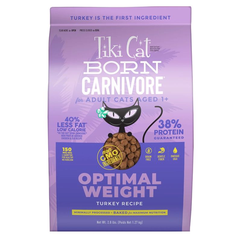 Tiki Cat Born Carnivore Turkey Light non-GMO 2.8 LBS