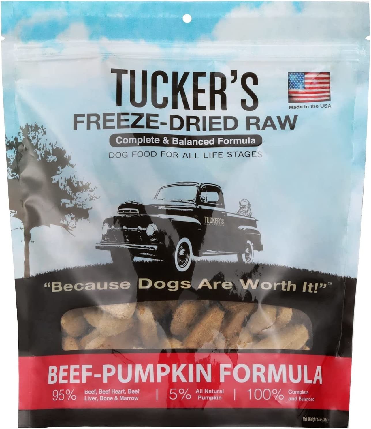 Tucker&#39;s Freeze-Dried Beef Pumpkin 14 oz