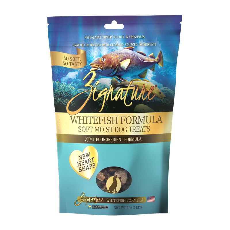 Zignature Grain Free Soft Moist Whitefish 4 oz