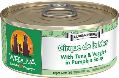 Weruva Cirque de la Mer with Tuna &amp; Veggies in Pumpkin Soup, Size: 5.5 OZ