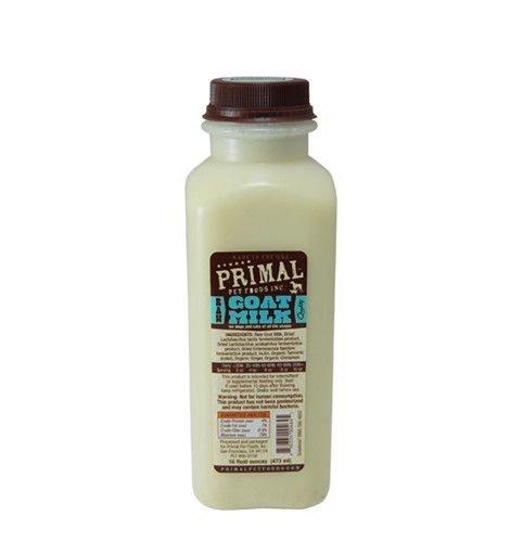 Primal Raw Goat Milk, Size: 16 OZ