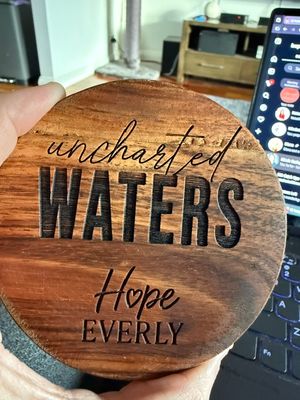 Timber Coaster - Sets Of Four- Customised - 10cm