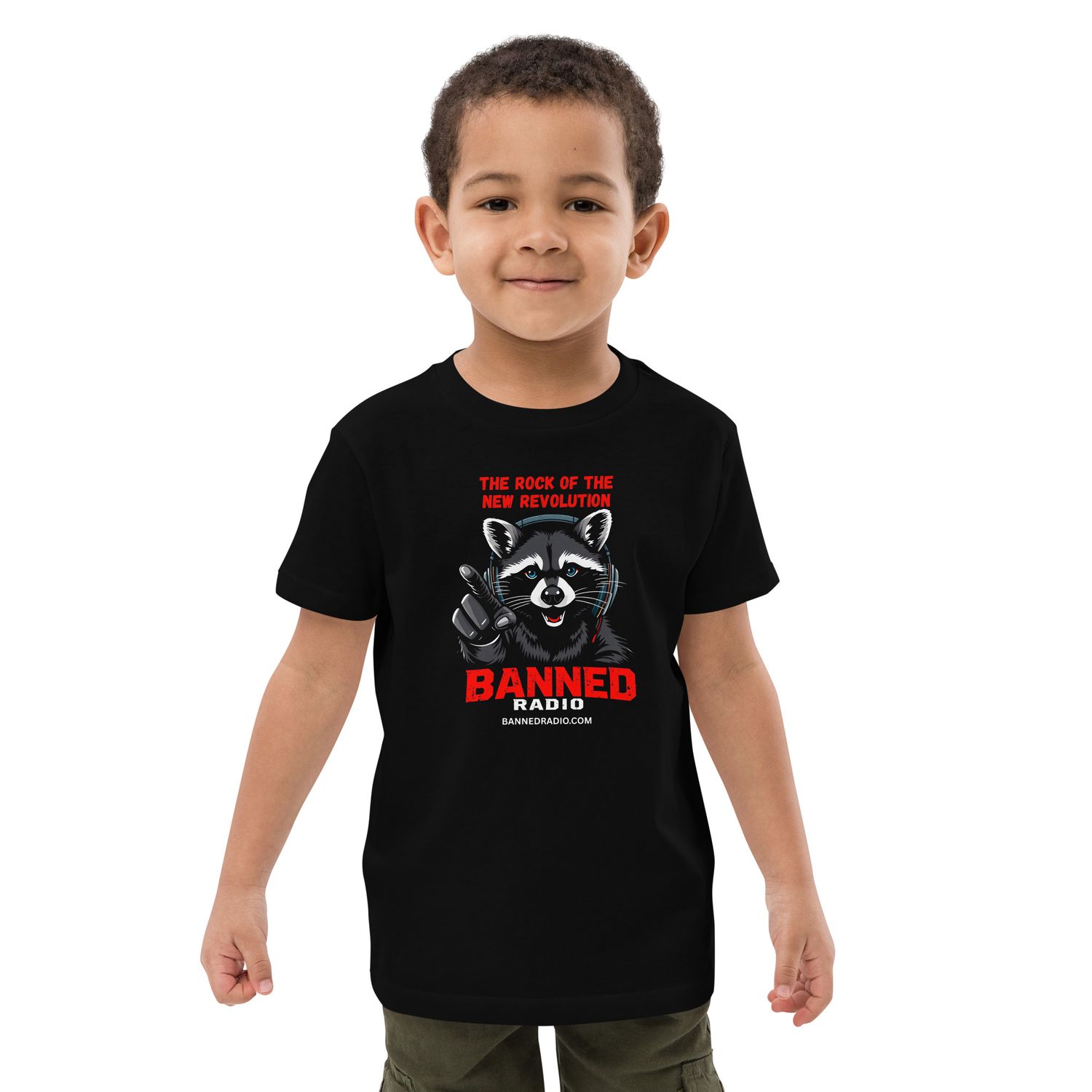 BANNED RADIO Organic cotton kids t-shirt