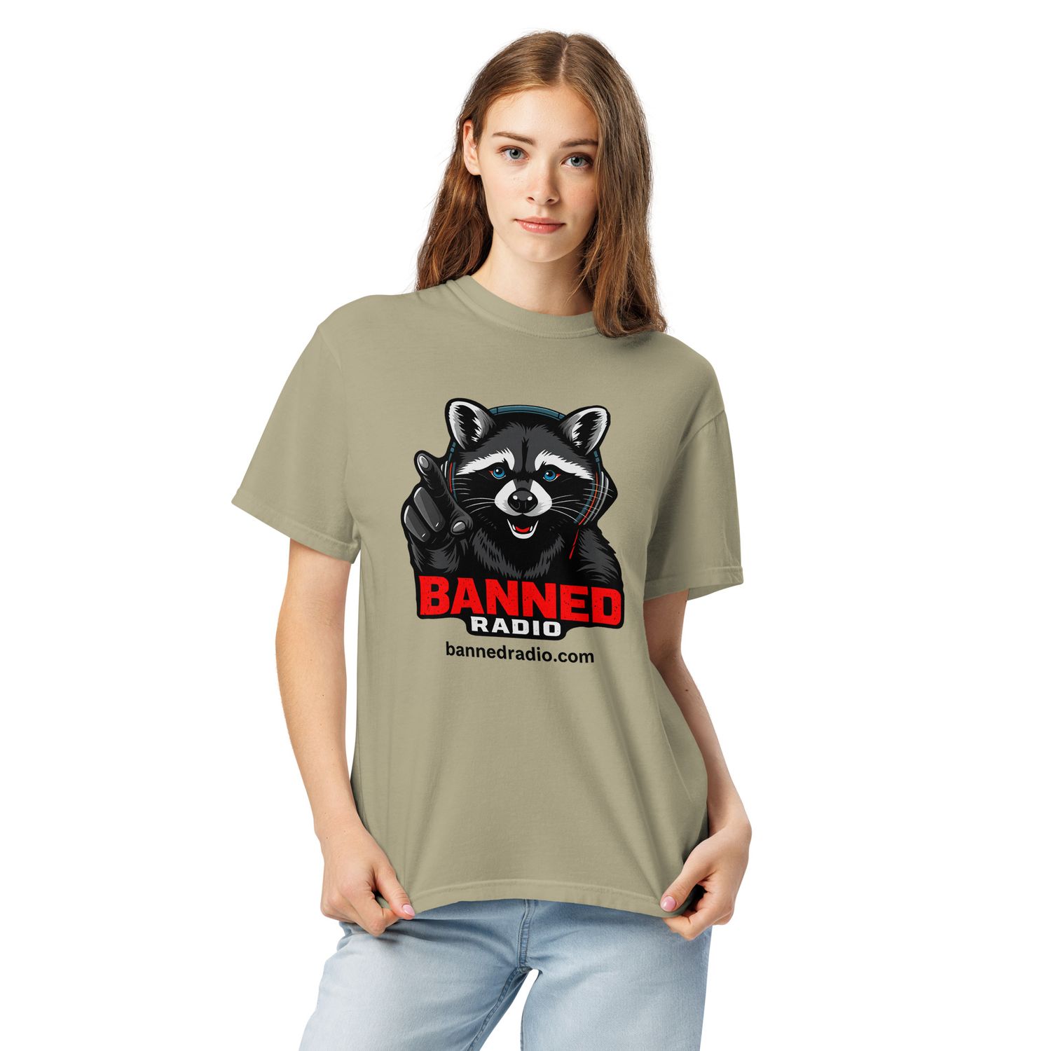 BANNED RADIO Unisex garment-dyed heavyweight t-shirt