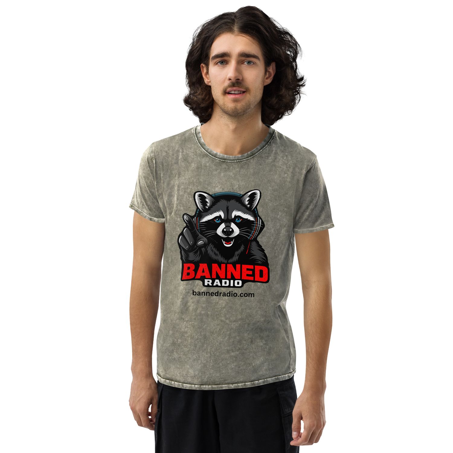 BANNED RADIO Denim T-Shirt