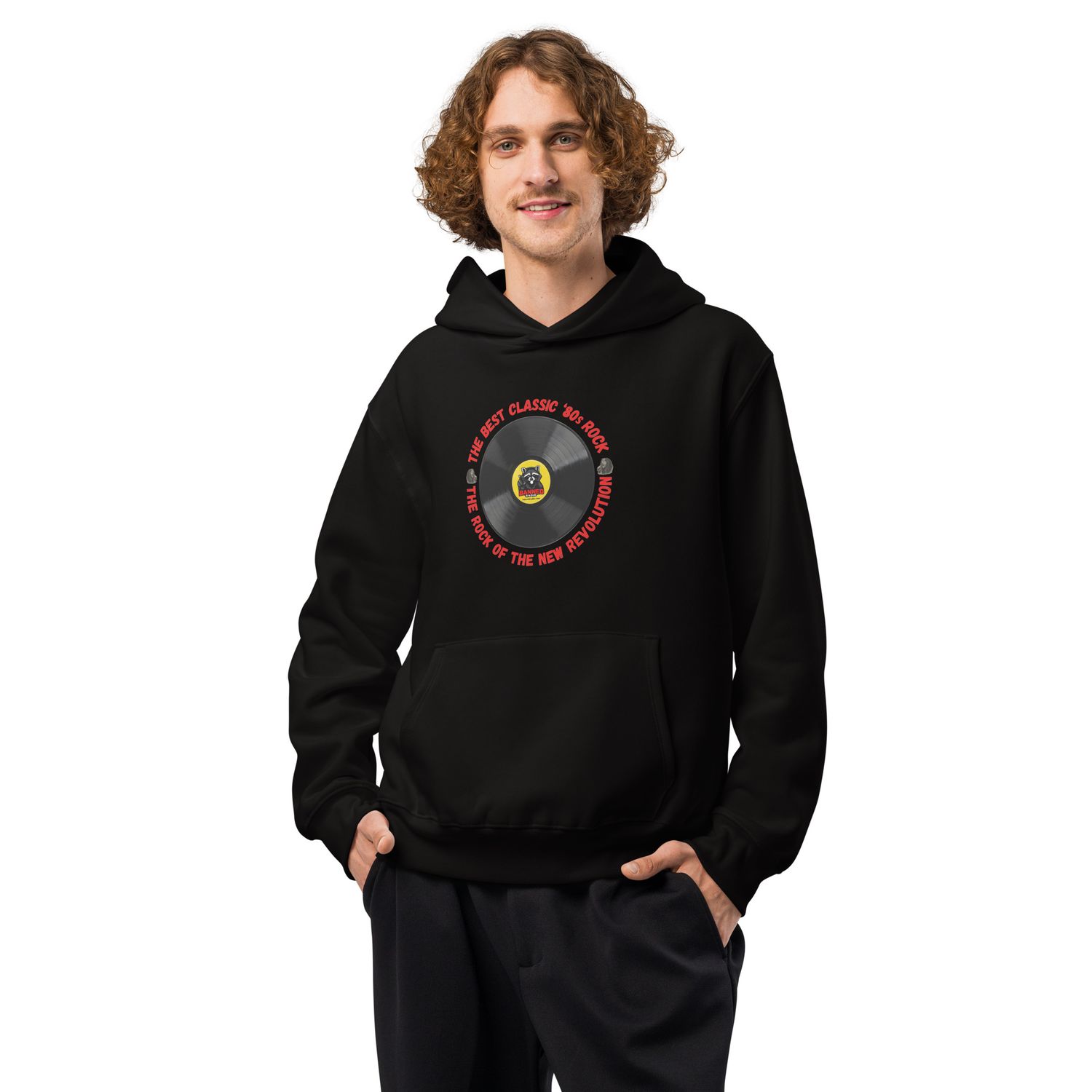 BANNED RADIO Best 80s Rock Oversized heavyweight hoodie