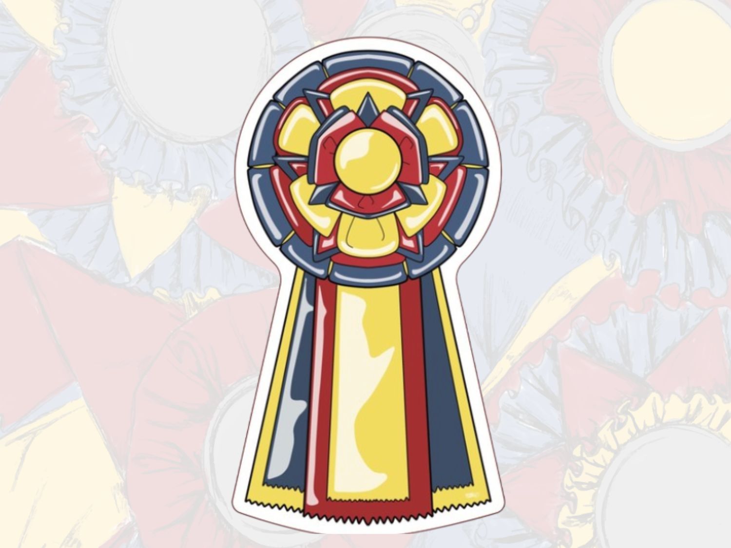 Award Ribbon Sticker