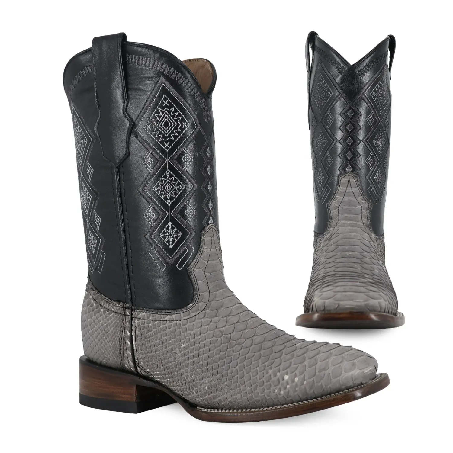 Piton Nobuck Gris, Horma Bulldog