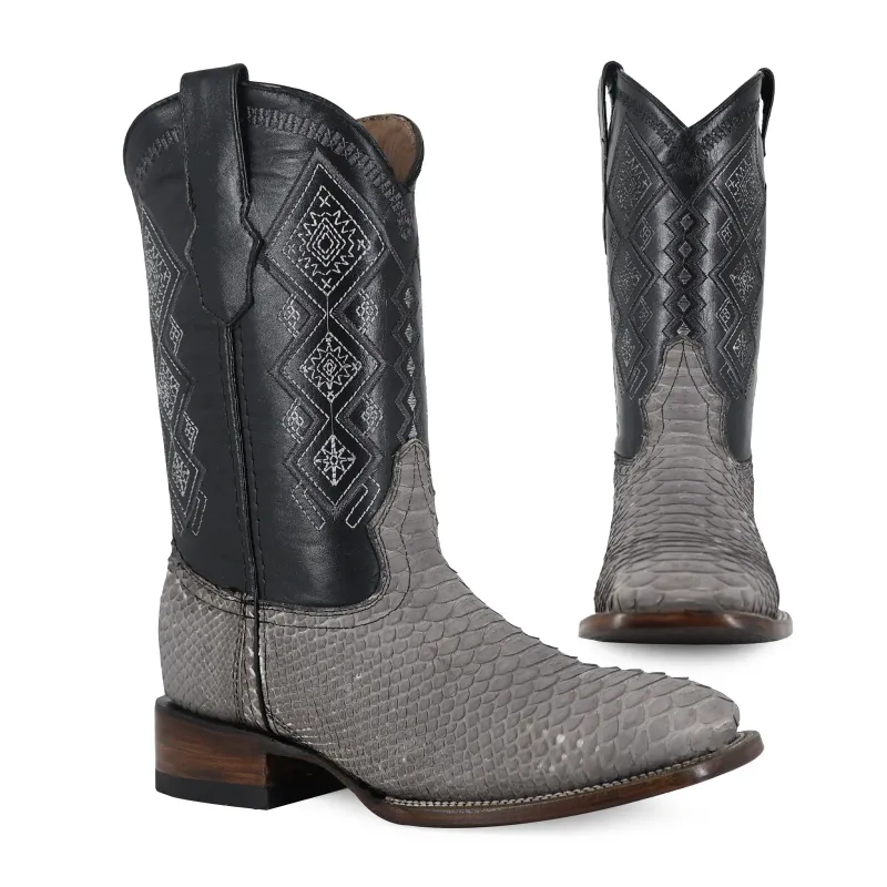 Piton Nobuck Gris, Horma Bulldog