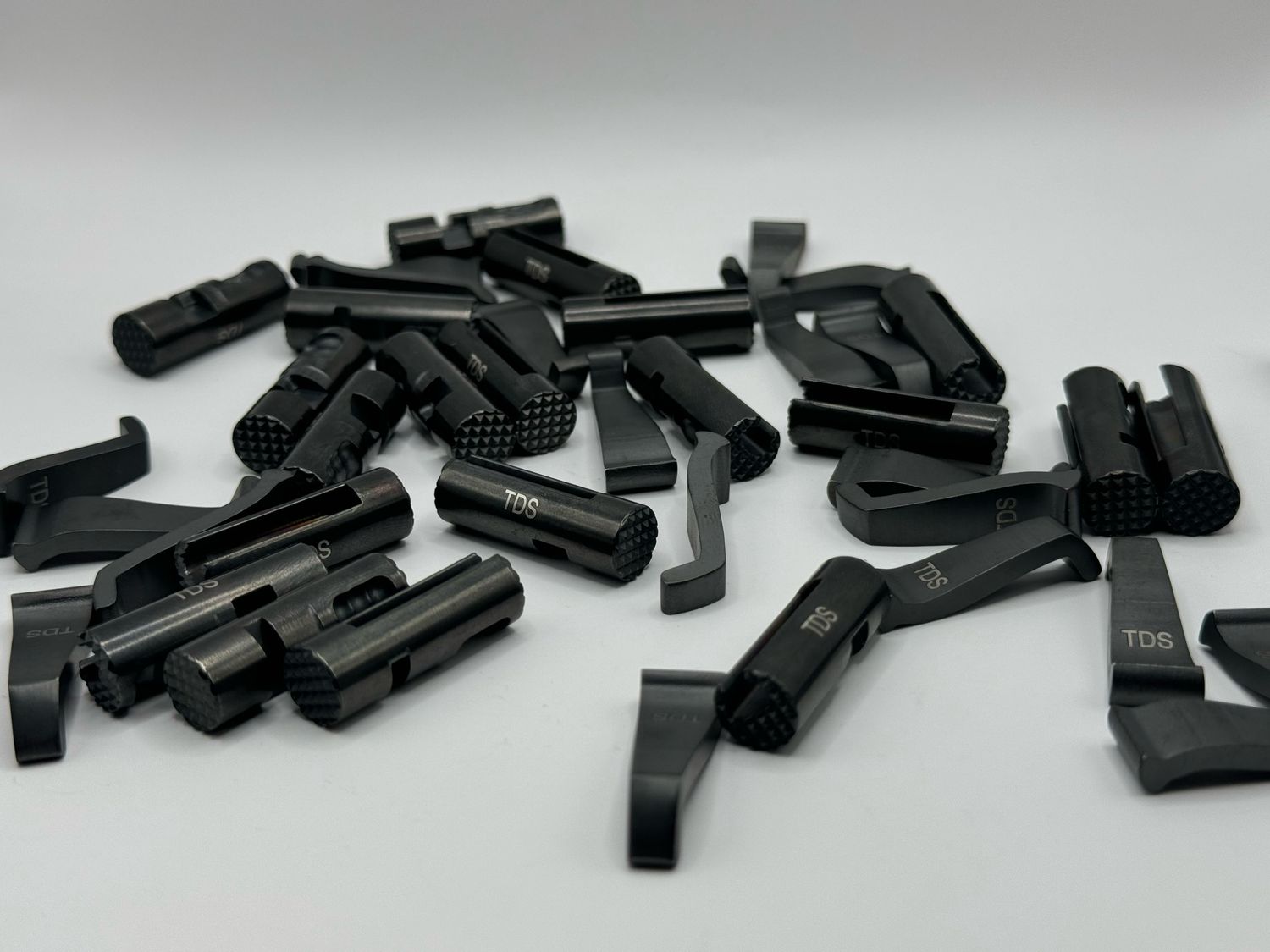 D2 or S7 cam, S7 lever,DLC coated, Knurled