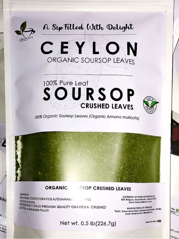 1/4 Pounds Soursop Crushed Leaves