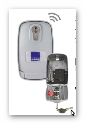 Boitier de commande RADIO SIMU VEOHZ avec dépannage de secours