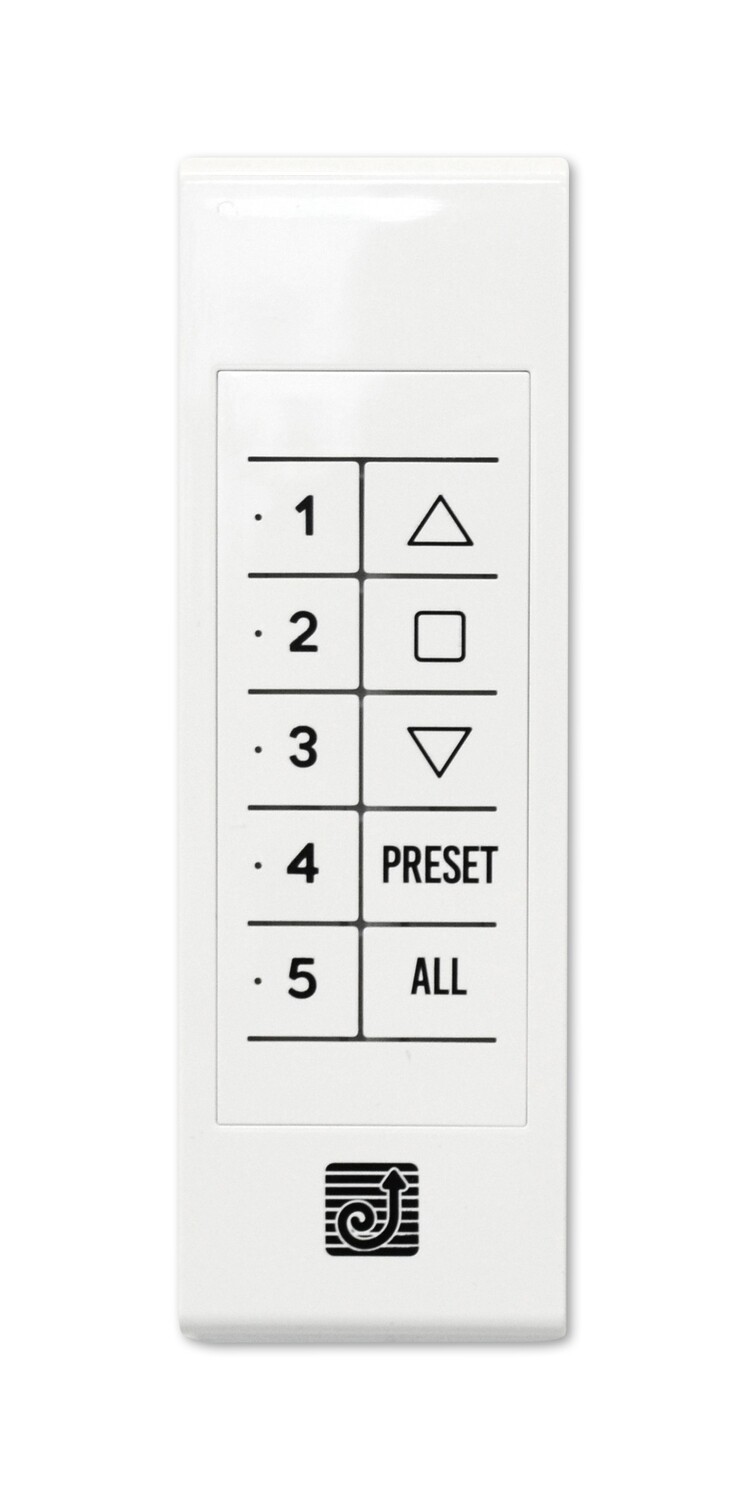 Nouvelle Télécommande murale 5 canaux pour Volets Roulants - QCTX02W