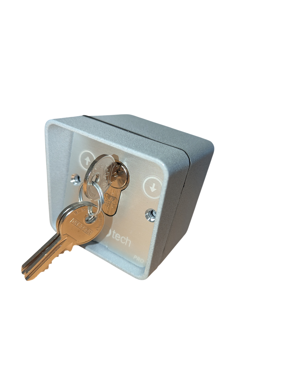 Contacteur à clé radio 2 canaux pour Rideaux  Grilles  et portes de Garages : GO-SWITCH