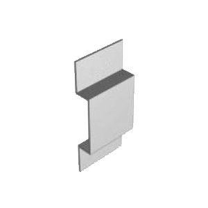 Kit 4 Passants pour tige de serrure pour rideaux et grilles