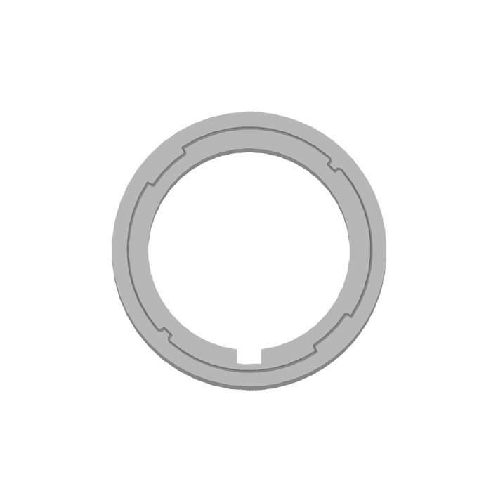 Couronne pour adaptation moteur GAPOSA tube Rond 70 mm