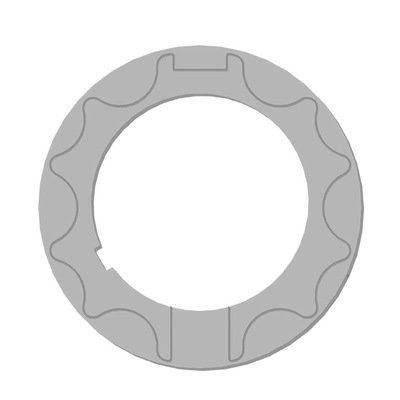 Couronne pour adaptation moteur GAPOSA tube de 70 mm à goutte