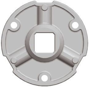 Adaptation moteur Gaposa Serie 80 pour tube rond 101.6*3.6 mm