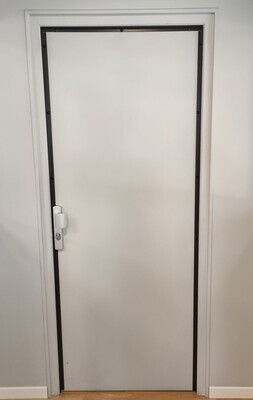 CAP Cornières anti pince portes 2 vantaux  Blindage de porte extérieur à poser soi-même  - cornières anti effraction