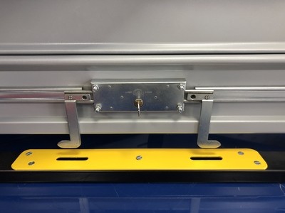 Serrure cylindre européen à verrous au sol pour Rideaux et Grilles