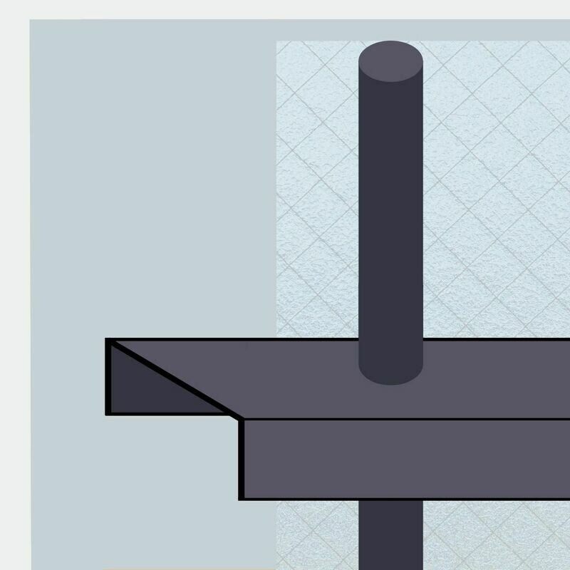 Grille de Defense Renforcée Sur-mesure - Modèle B (fers ronds 18 mm) : GRDFECOB
