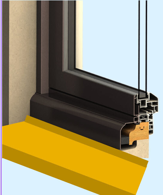 Bavette Appui de Fenêtre en Aluminium sur mesure