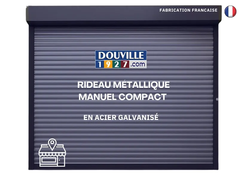 rideau lames pleines compact manuel tirage direct acier galvanisé prix direct fabricant