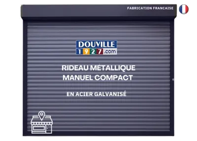 rideau lames pleines compact manuel tirage direct acier galvanisé prix direct fabricant