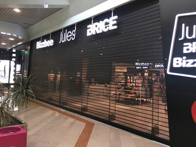 rideau lames micropeforées manuel commerce, boutique et magasin