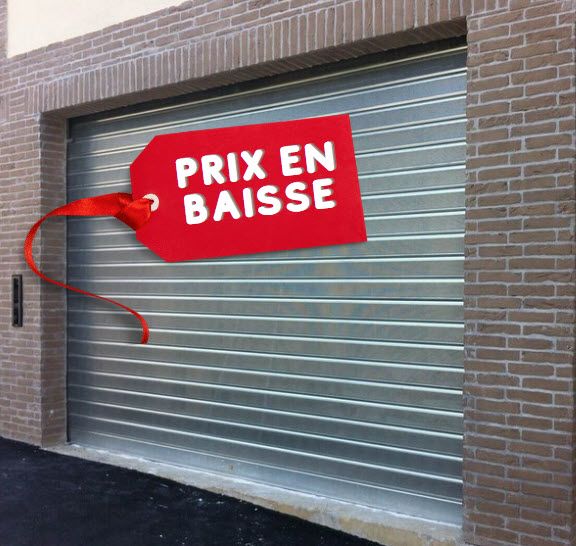 Rideau métallique lames pleines motorisé à prix pas cher 