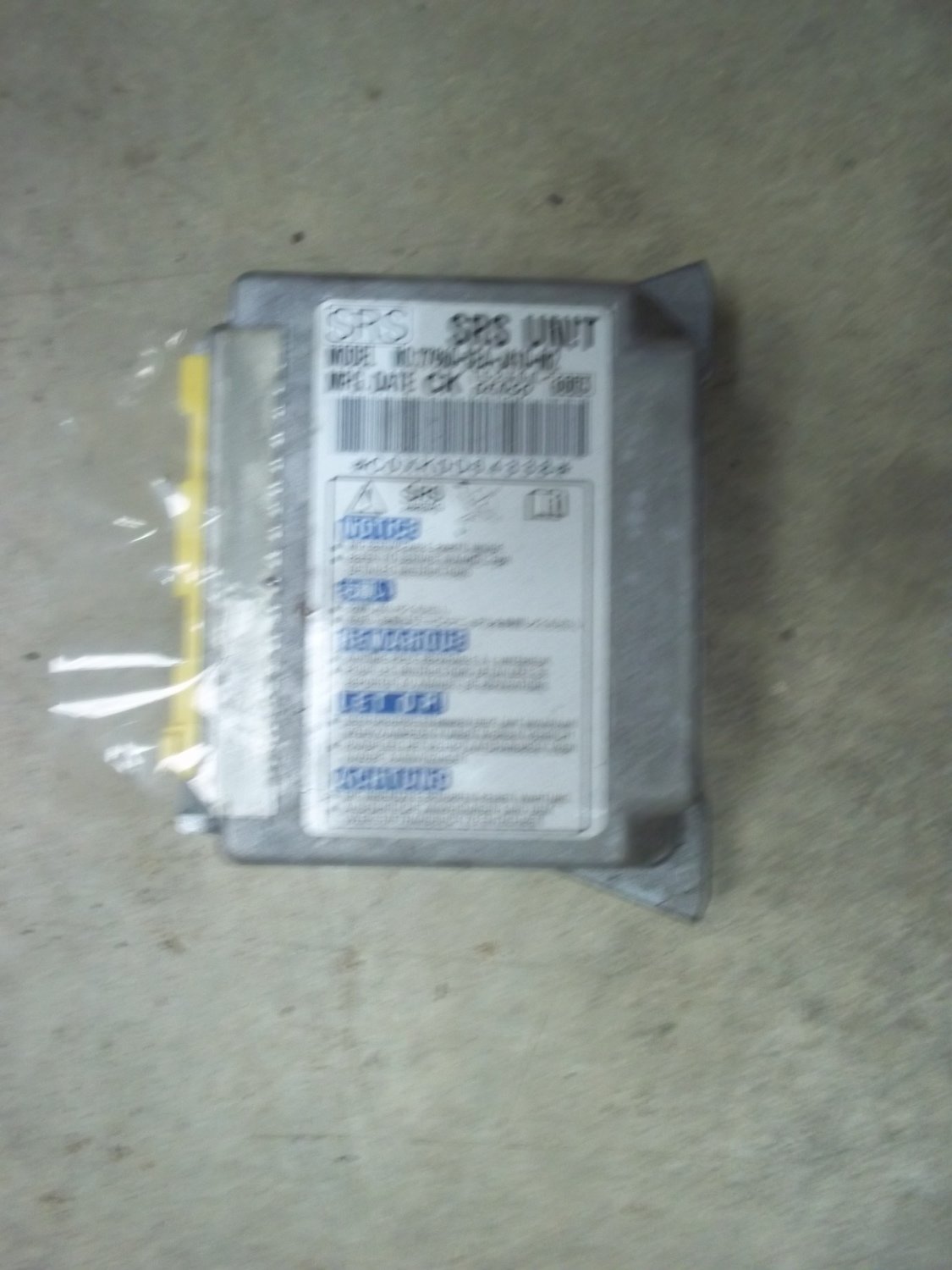 Honda Accord Euro R C7 2003 Airbag SRS ECU