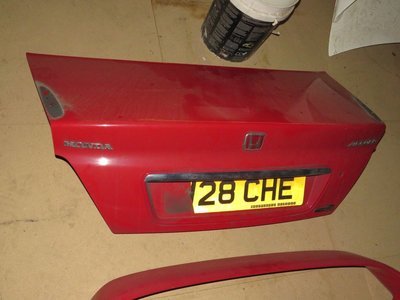 Honda Accord Type R Red rear Boot