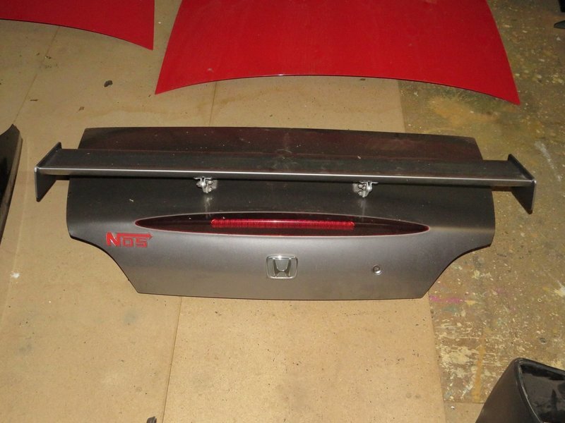 Honda S2000  Silver rear Boot with Spoiler