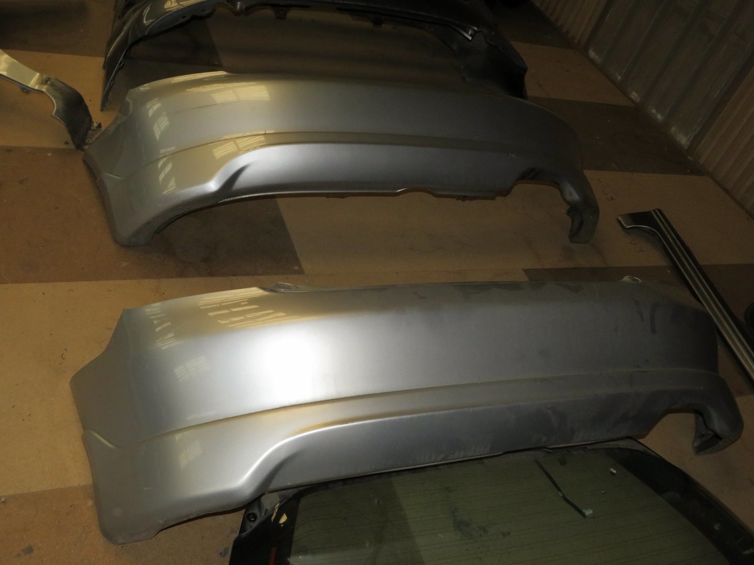 Honda Civic Type R EP3 Silver Rear Bumper with Lip