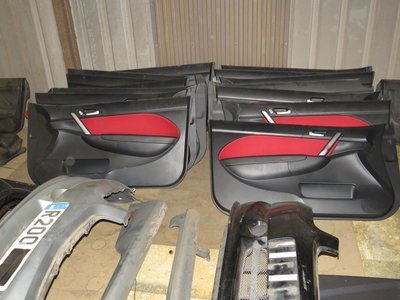 Honda Civic Type R EP3 Face Lift Pair of Red door Cards