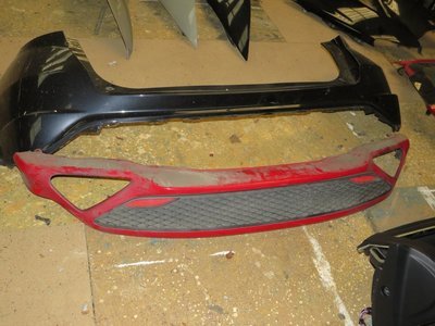 Honda Civic Type R FN2 Rear Bumper Lower Grill in Red
