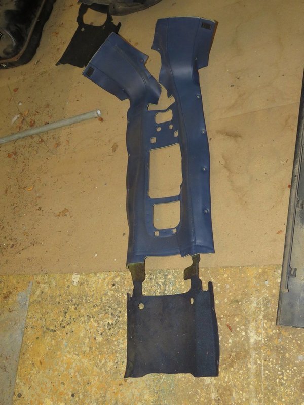 Honda S2000 Blue Leather prop Tunnel Centre Strip