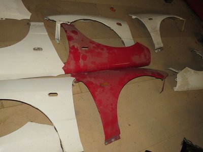 Honda Integra Type R DC2 Pair of Front Wings in Red Left and Right UKDM