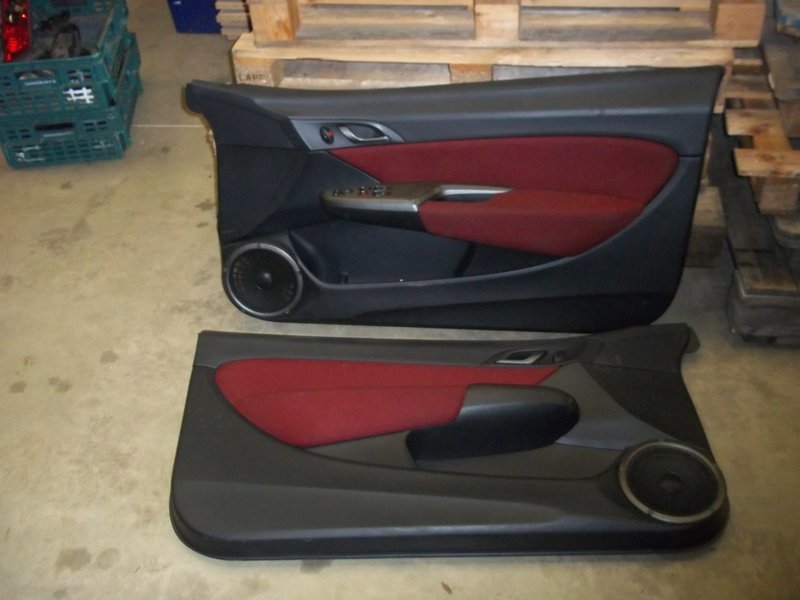 Honda Civic Type R FN2 Pair Or Red door Cards