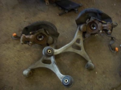 Honda Integra Type R DC5 Front Hubs with Lower Arms and Polly With Bushes Fitted