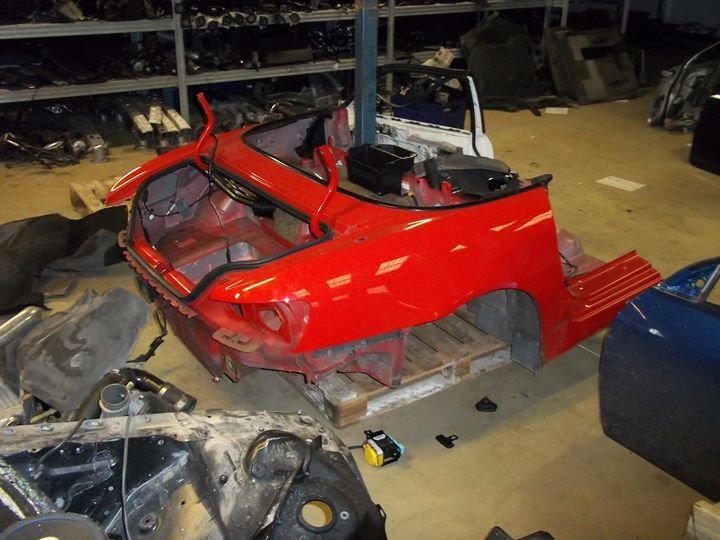 Honda S2000 Drivers right full Rear Back end of car Both rear Quarter
