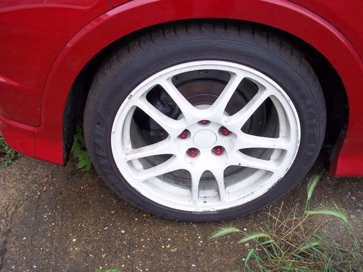 Mitsubishi Evo 8/9 Wheels 17 Inc fit Honda Civic EP3 Integra DC5 Ect 5x114 good Tyres