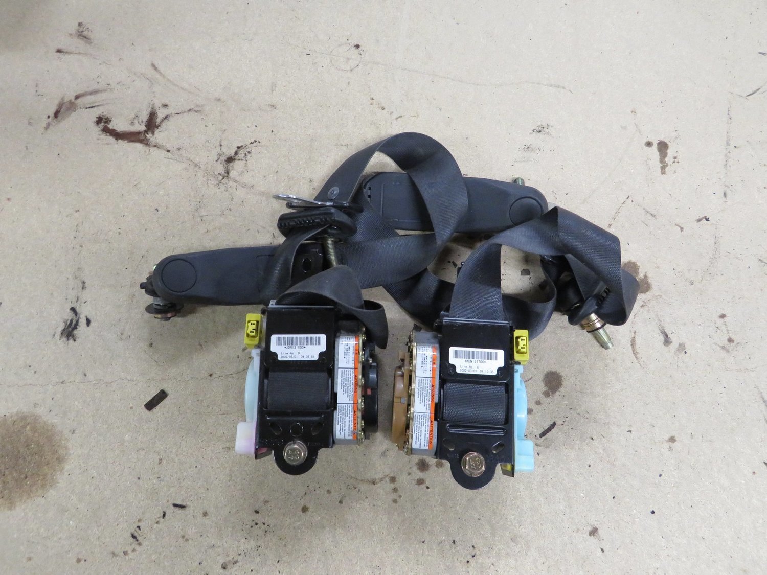 Honda Integra Type R DC5  Front seat belt Set