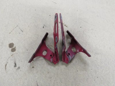 Honda Civic Type R Pair of Bonnet Hinges in Red