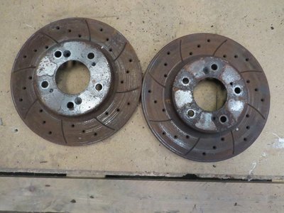 Honda DC2 Integra Type R UKDM    Front Aftermarket Race Slotted Disks 282mm