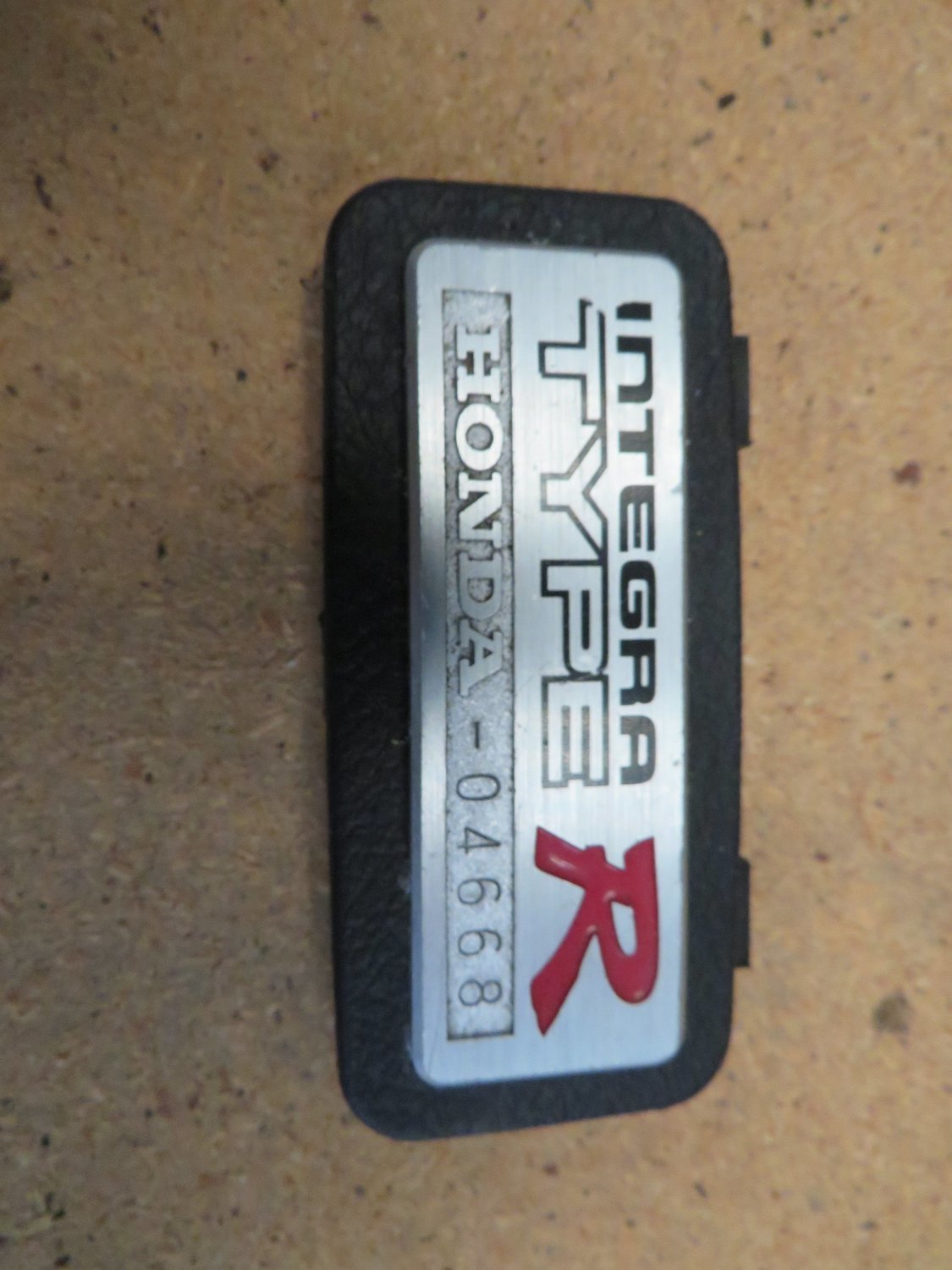 Honda DC2 Integra Type R UKDM   Lower dash ID Number
